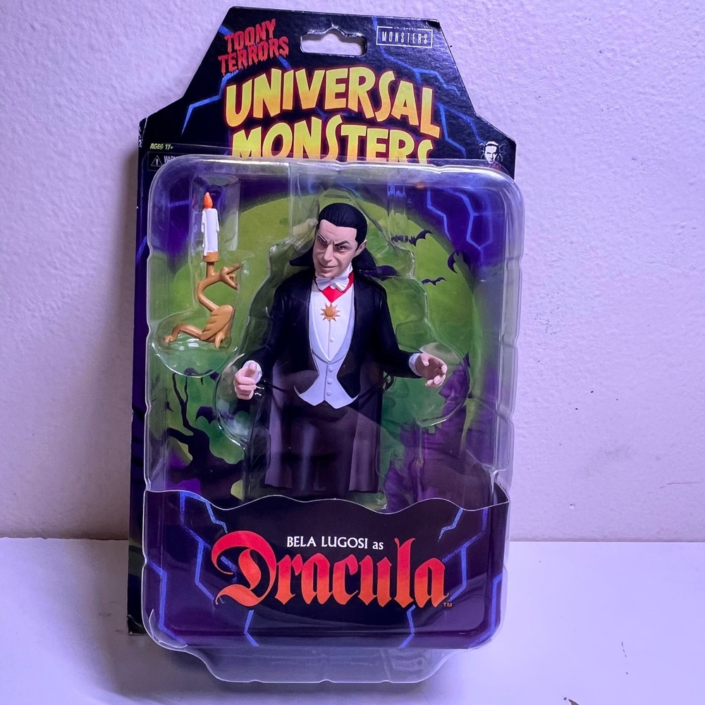 NECA 6" Toony Terrors Dracula Bela Lugosi Action Figure Black Universal Monsters